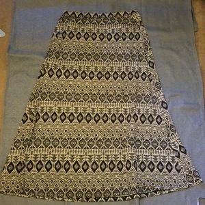 Multi stretch maxi skirt